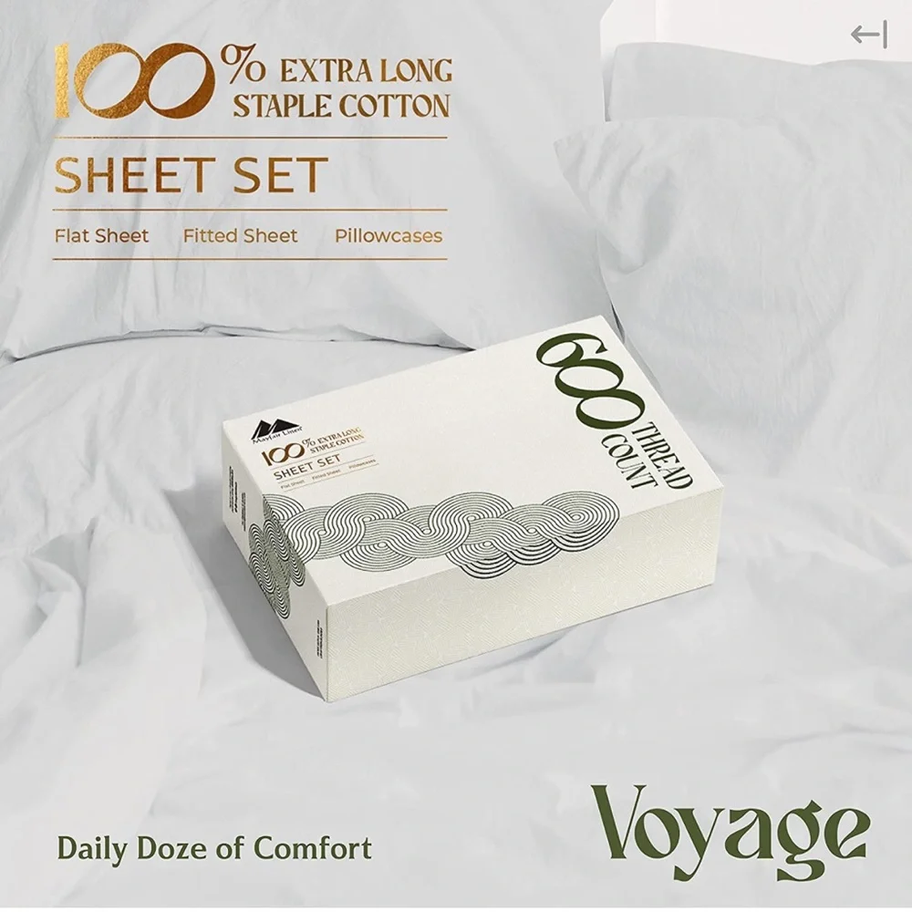Full Size Sheet Set - 100% Cotton Sheets 4Pc Bed Sheets - Hotel Quality (Grey)